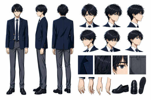 渡邊透 制服キャラクターデザイン